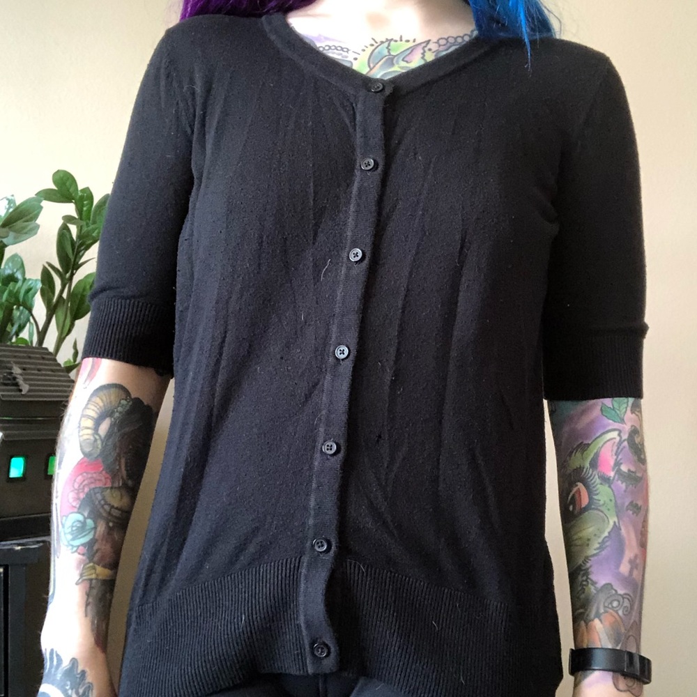 Elbow-Length Cardigan